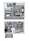 2 Bedroom 1.5 Bathrooms Floorplan at Vertical North Apartments in Tucson Arizona
